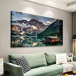 Canvas Wall Art Landscape Prints Natural Scenery Pictures House