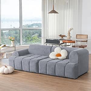 N&V Foam Sofa, Made with All Foam, Great for Livingroon and Bedroon