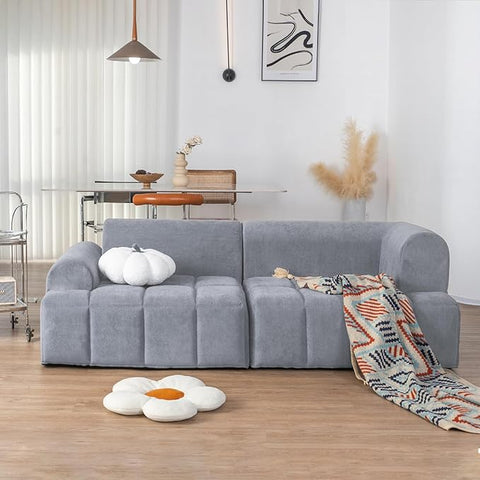 N&V Foam Sofa, Made with All Foam, Great for Livingroon and Bedroon