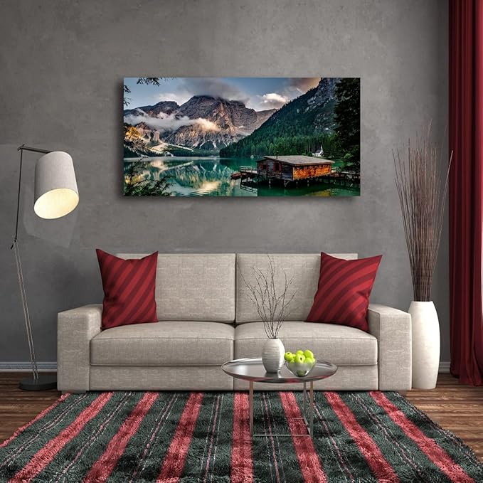 Canvas Wall Art Landscape Prints Natural Scenery Pictures House