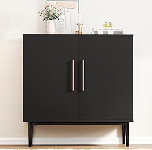 Modern Storage Cabinet, Free Standing Buffet Cabinet